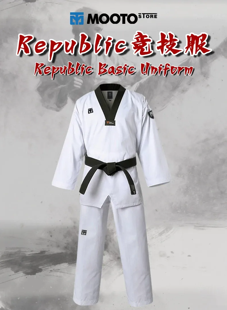 Republic Basic Uniform:WT 认证竞技道服,MOOTO 竞技系列基石
