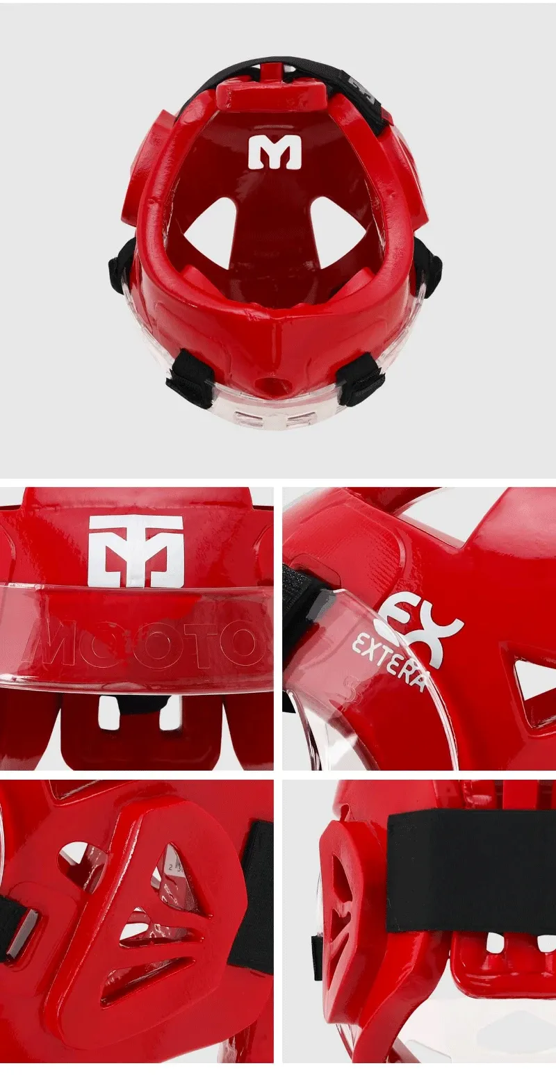 EXTERA 3 带面罩款护头-红 展示图4