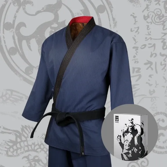 MOOTO 金刚大师服(蓝色黑领)